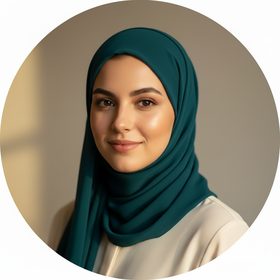 Portrait of a beautiful young Muslim woman wearing a green hijab, Livcam user profile picture example