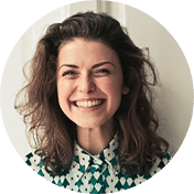 Excited female user using online video chat. 