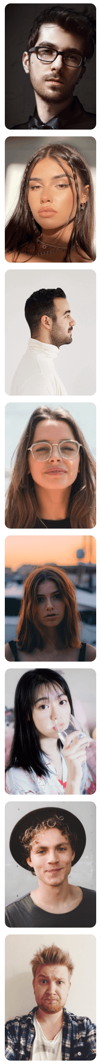 Diversity of users on LivCam video chat.