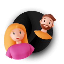 Emoji indicating free cam to cam chat. 